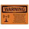 Signmission OSHA Warning Sign, 7" Height, 10" Width, Rigid Plastic, Radio Frequency Fields Near, Landscape OS-WS-P-710-L-12365 - alternate 1